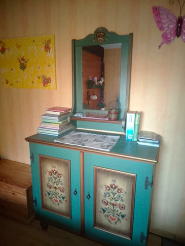Freistehender holzschrank - freistehender,