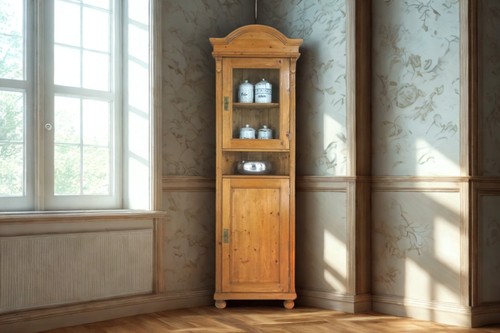 Schmaler eckschrank vitrine - eckschrank,,