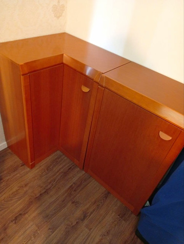 Förmiger eckschrank holz - l-förmiger,