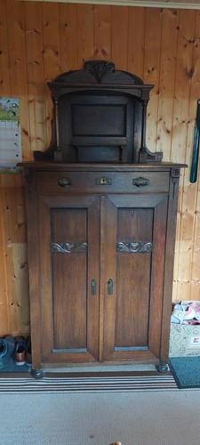 Schrank braun holz - holz, mit