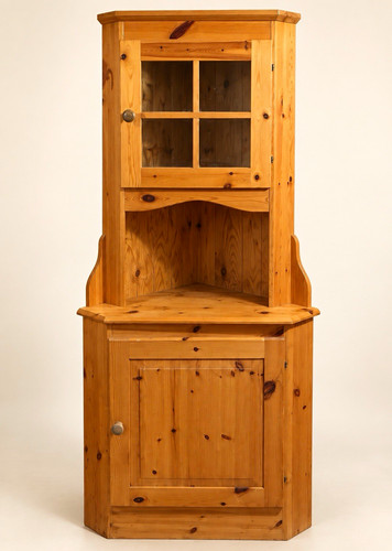 Eckschrank aus holz mit - aus,