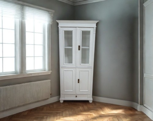 Landhaus eckschrank - landhaus, in