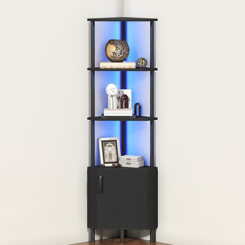 Led eckschrank hochschrank - eckschrank,
