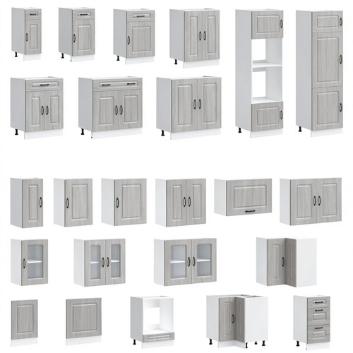 Grau sonoma küchenschrank - grau,