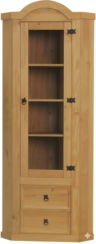 Hacienda look eckschrank new - eckschrank,