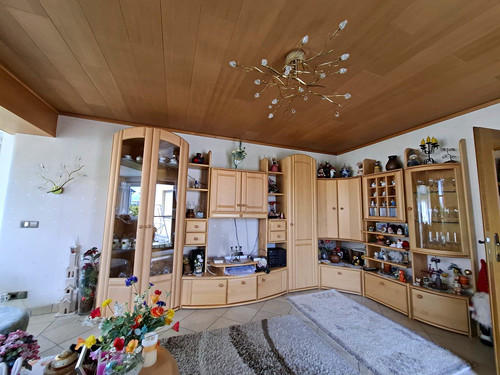 Wohnwand helles holz beige - holz,