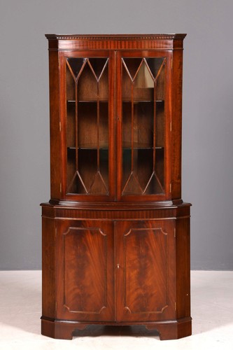 Edle englische eckvitrine - englische,