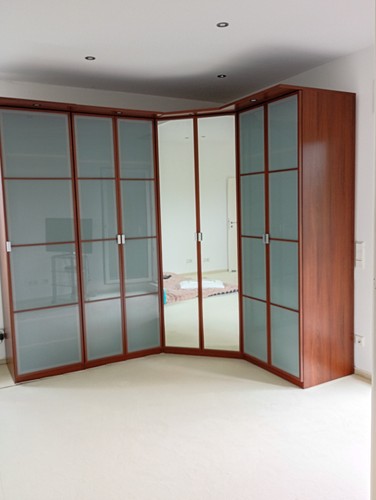 Eckschrank aus holz glas und - aus, holz,