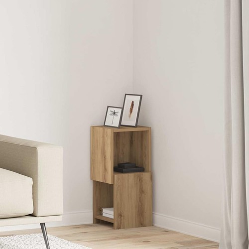 Vidaxl eckschrank 5x25x55cm - eckschrank, 25.5x25x55cm